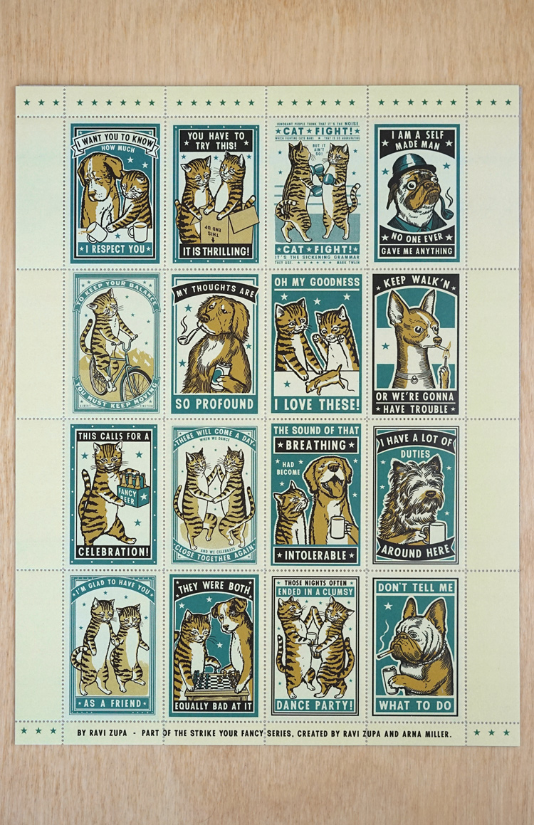 Complicated Friendship Stamp Sheet